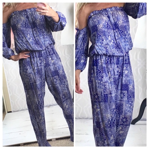 *CLEARANCE* Starry Night Jumpsuit - Picture 4 of 8